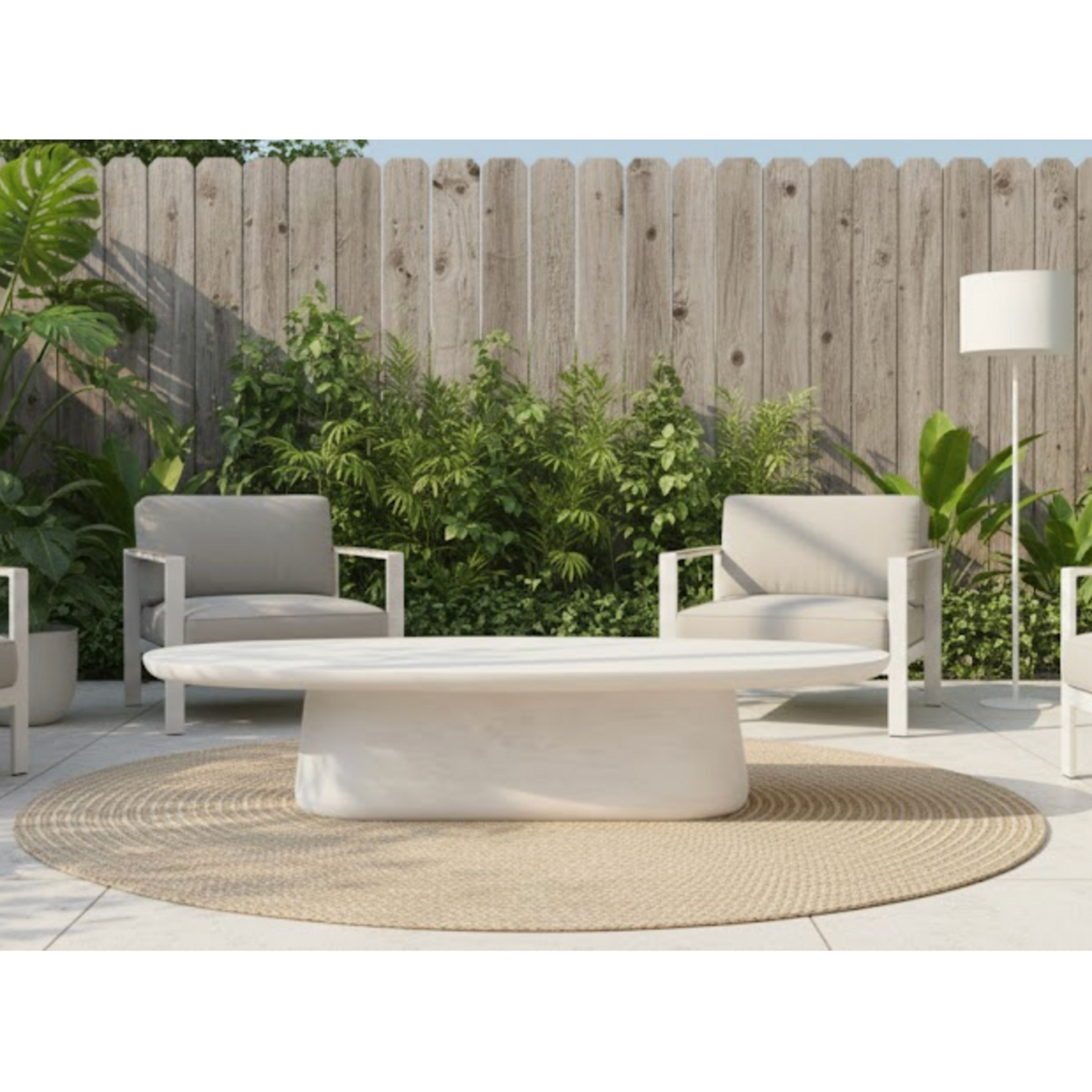 Morey Salontisch 140x62xH28cm Outdoor