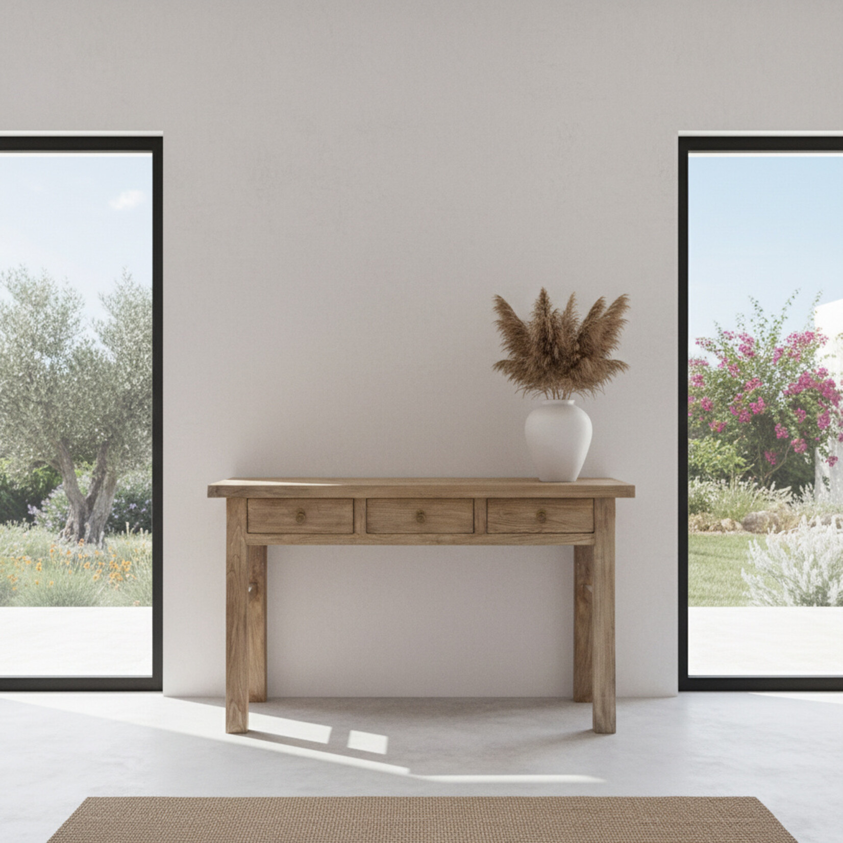 Ulmen Sideboard mit 3 Schubladen 140x45cmH85cm