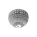 Bouclier Decken-/Wandlampe D30xH20 cm silver