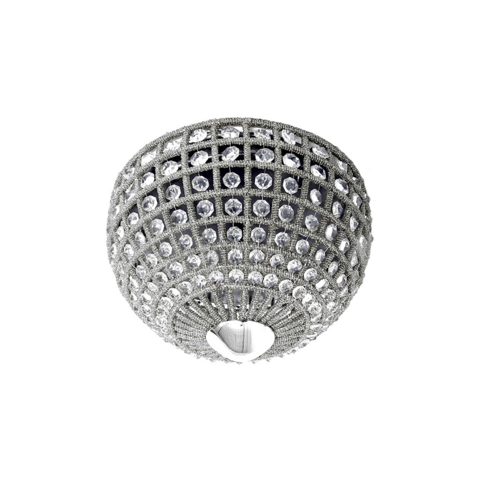 Bouclier Decken-/Wandlampe D30xH20 cm silver