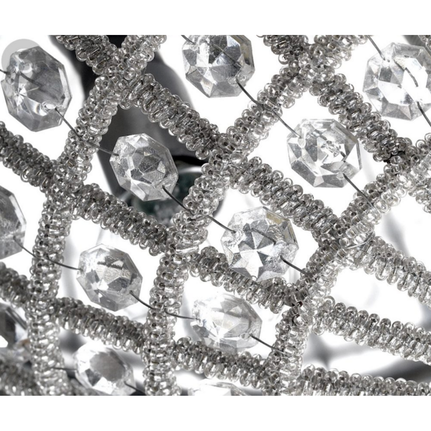 Bouclier Decken-/Wandlampe D30xH20 cm silver