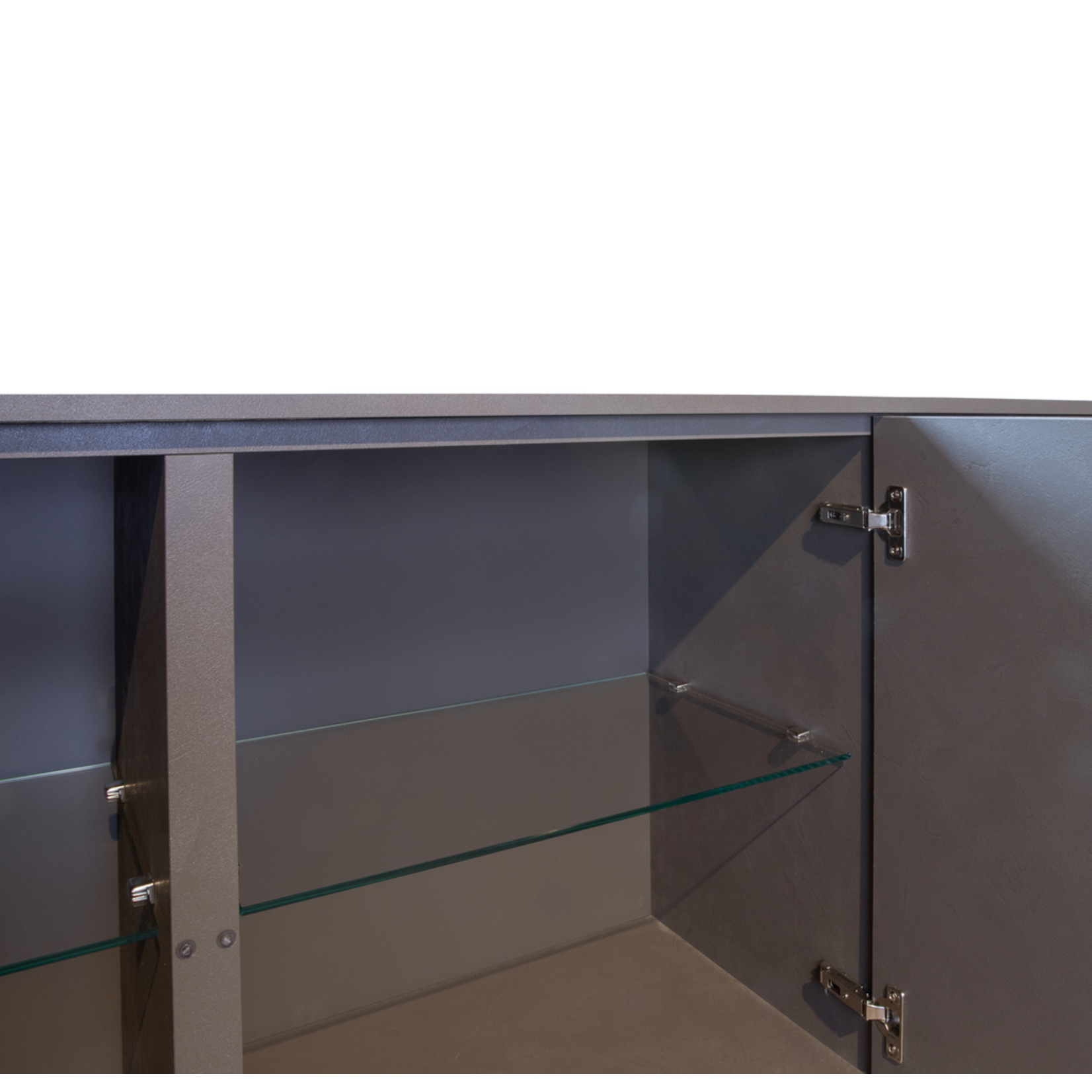 Sideboard Manhattan mit Metallgestell 240x45xH80.5cm