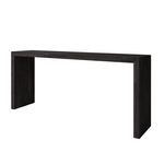 Milton Konsole 6, 150x40xH80cm, Eichenfurnier schwarz