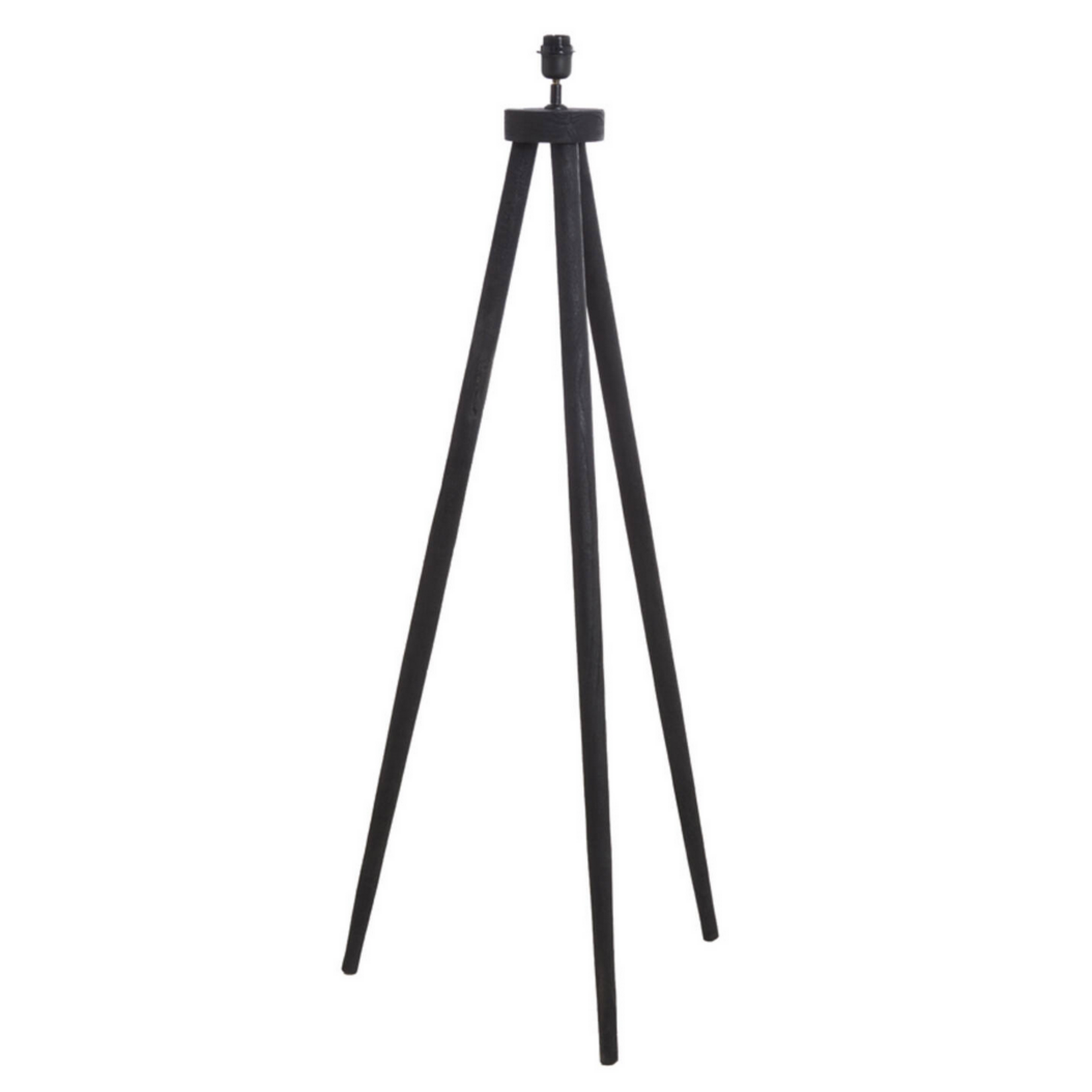 Ivana Stehlampe Dreibein 52x52xH122cm Holz schwarz