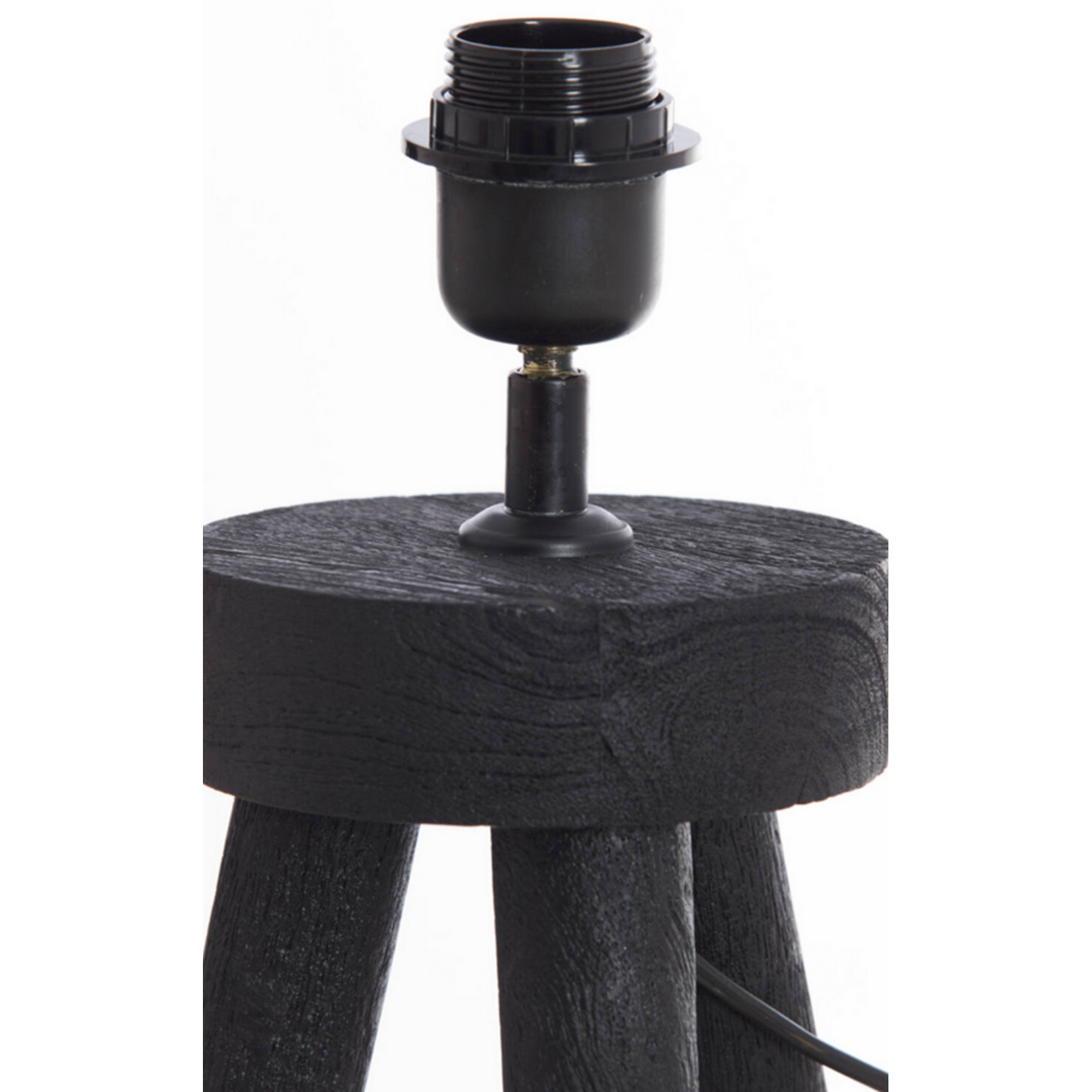 Ivana Stehlampe Dreibein 52x52xH122cm Holz schwarz