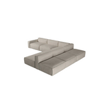 Orlando Sofa Landschaft 415x310xH74cm, SH 42cm, Stoff: Sedef 55