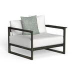 Thea Sessel schwarz Teak, 105x95xH61cm