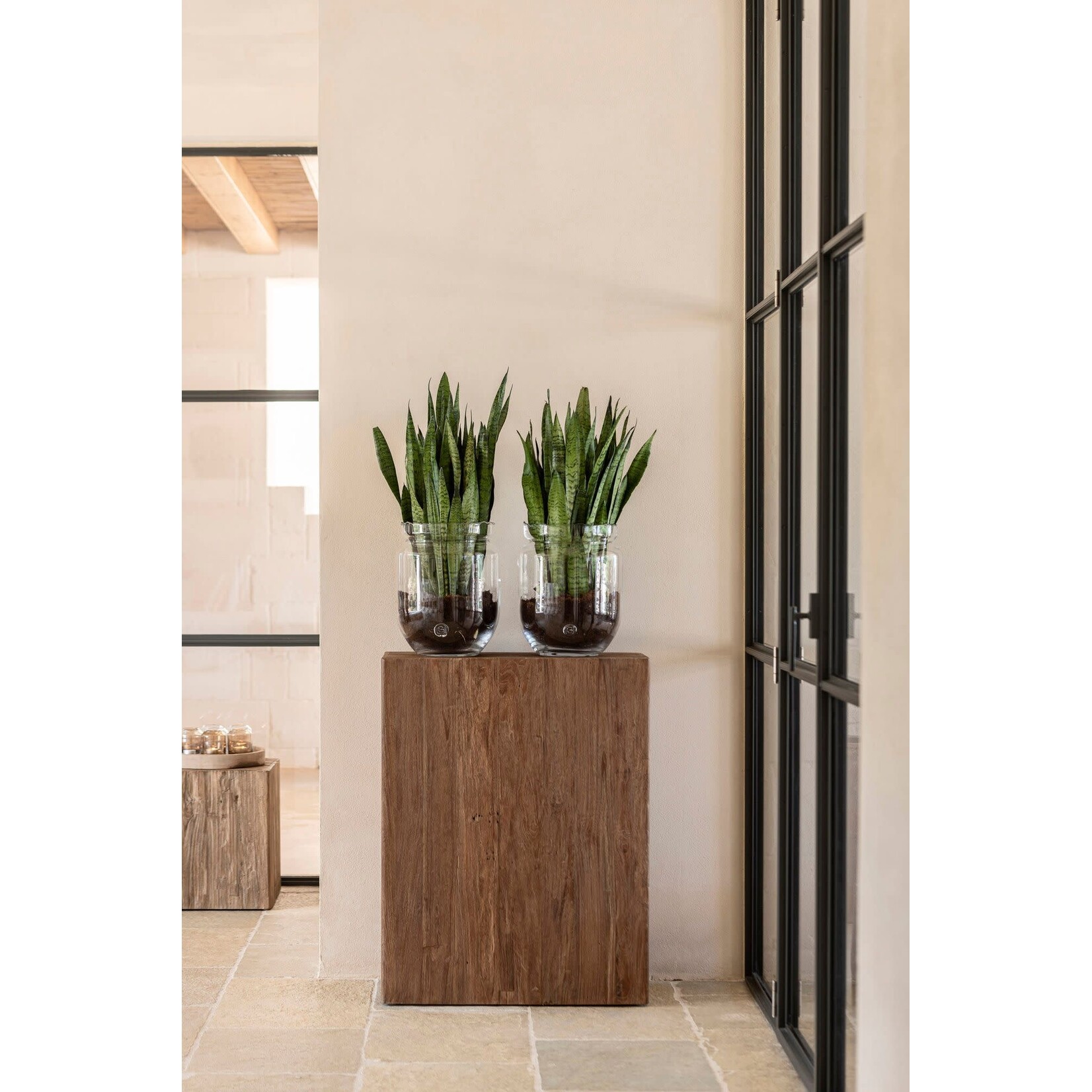 Blow Vase medium clear, D30xH37cm