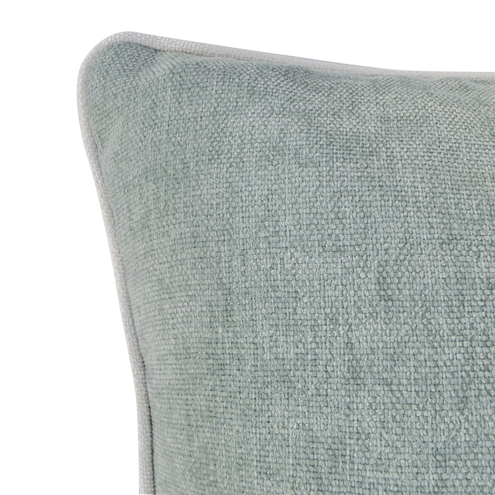 Summy Kissen Türkis, Zürich-See Anker mit Keder weiss, 55x55cm