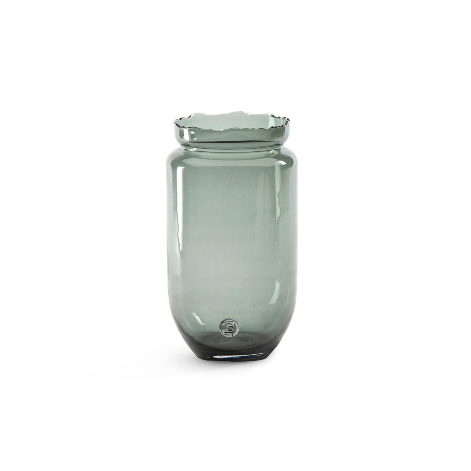 Blow Vase large grey, D25xH45cm