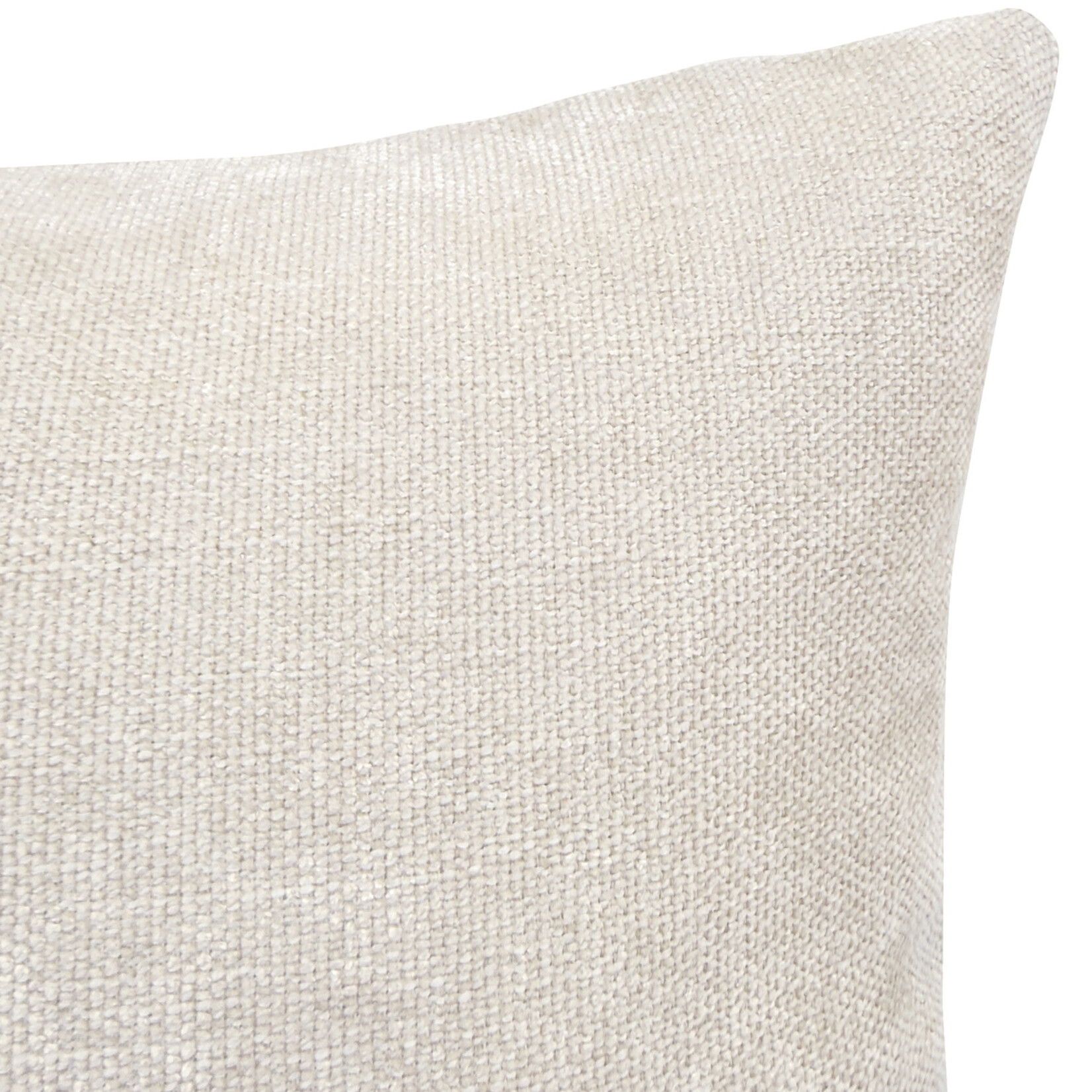 Summy Kissen taupe, drei Palmen weiss, 55x55cm