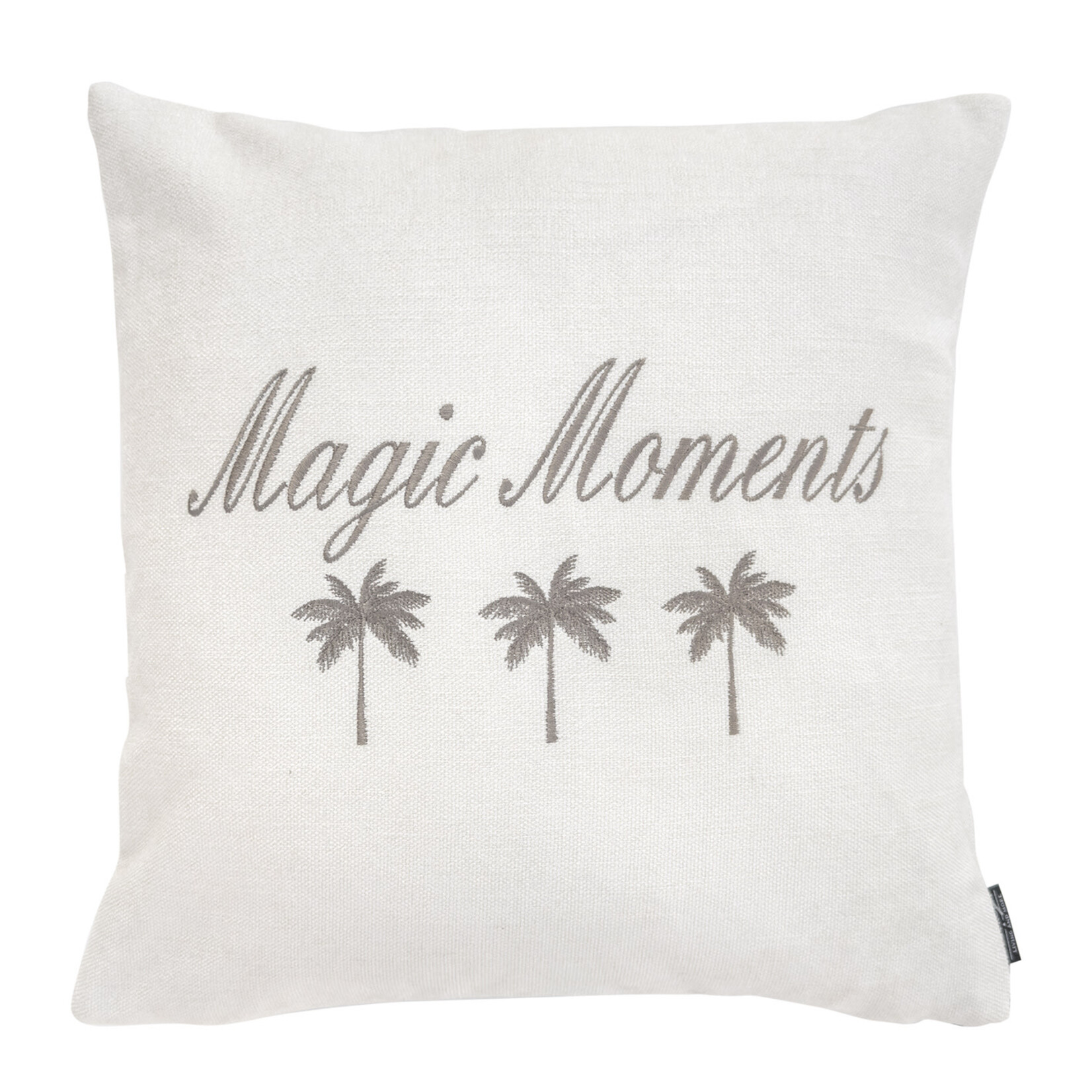 Summy Kissen A. creme, Magic Moments mit drei Palmen, 50x50cm