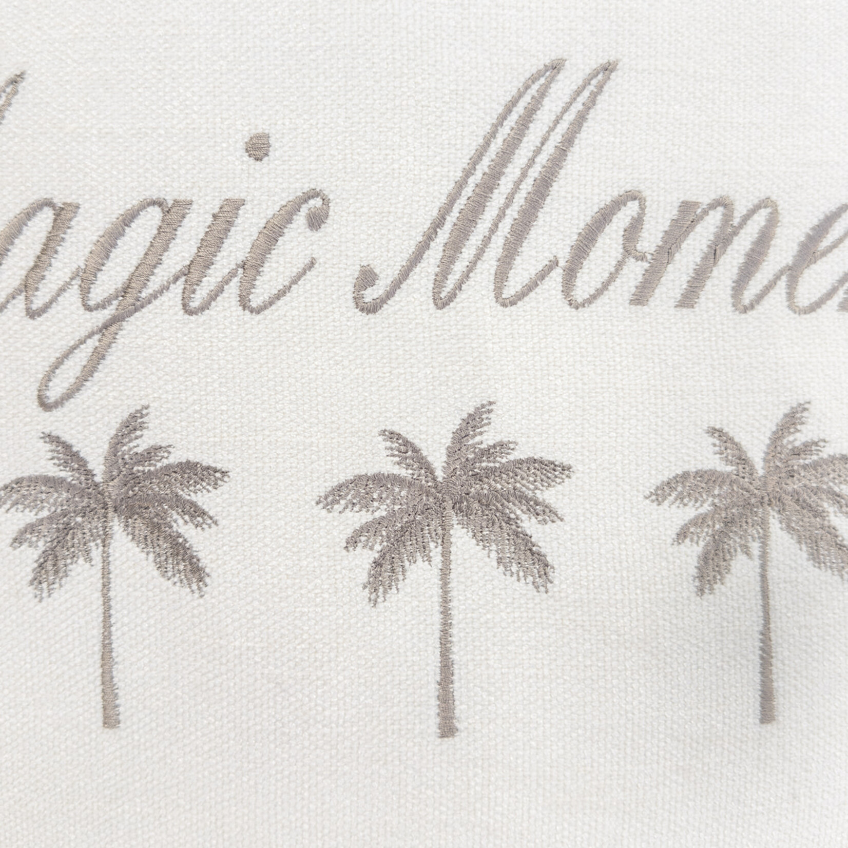 Summy Kissen A. creme, Magic Moments mit drei Palmen, 50x50cm