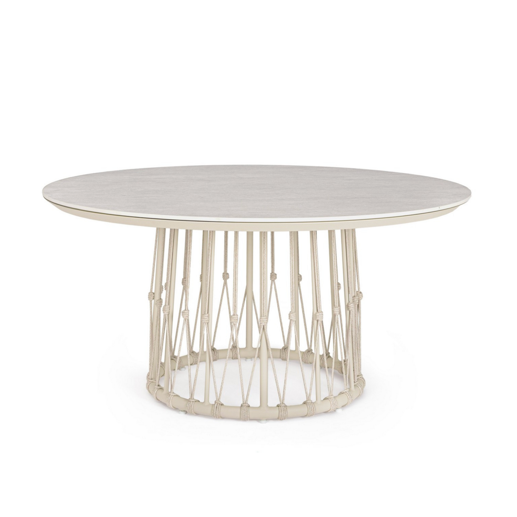 Tisch Lina D150cm sand, Keramik Stein