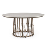 Tisch Lina D150cm cacao, Keramik Stein