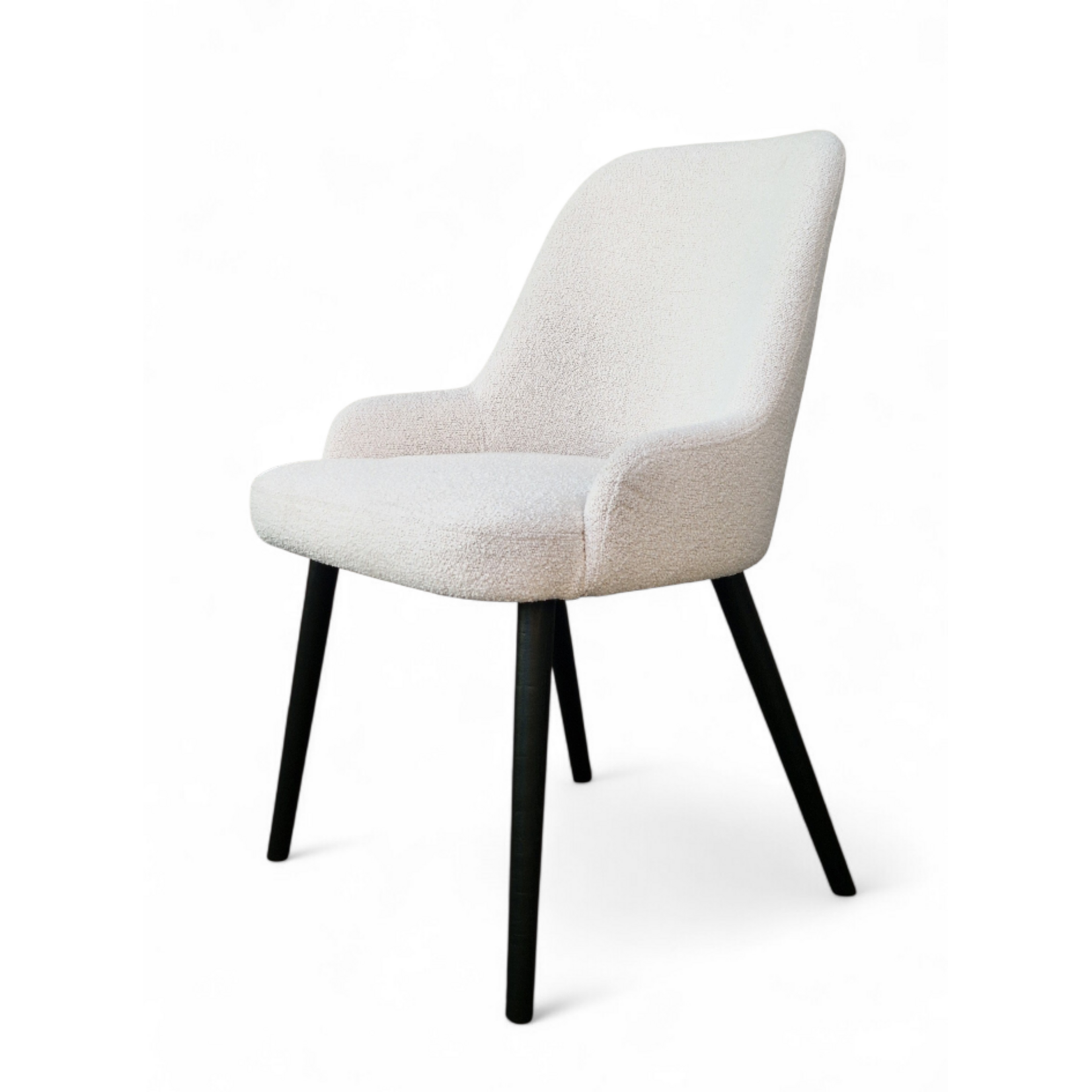 Gelson Stuhl, tiefe Armlehne, 54x59x84cm, Stoff: Nodino NOD01, Beine: schwarz