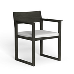 Thea Stuhl schwarz Teak, 64x62xH80cm