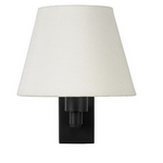 Bright Wandlampe schwenkbar, inkl. Lampenschirm 19x25xH20cm