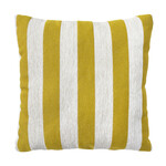 Kissen Outdoor, Orcid, Gelb/Beige gestreift, 47x47cm - Handmade by Spectroom