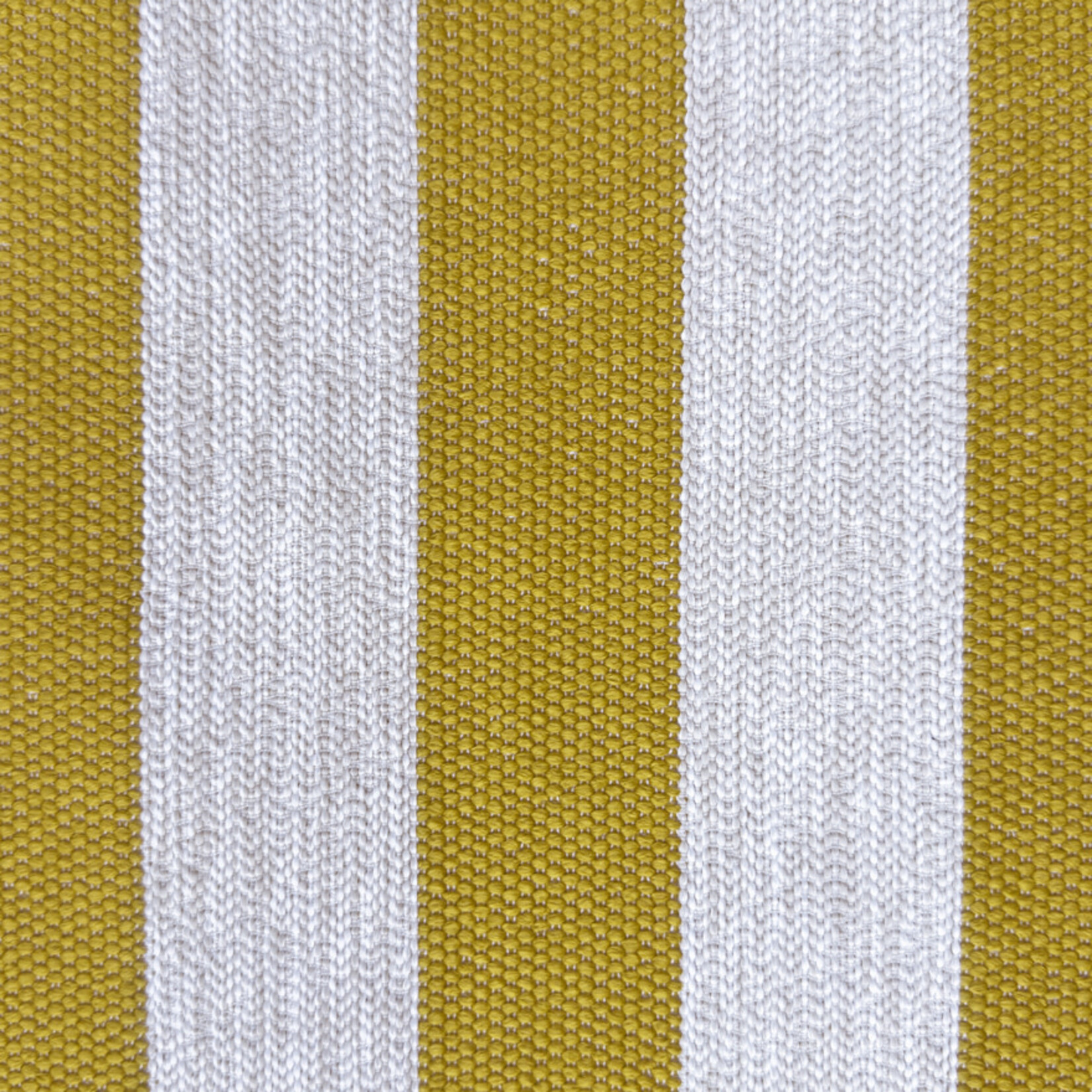 Kissen Outdoor, Orcid, Gelb/Beige gestreift, 47x47cm - Handmade by Spectroom