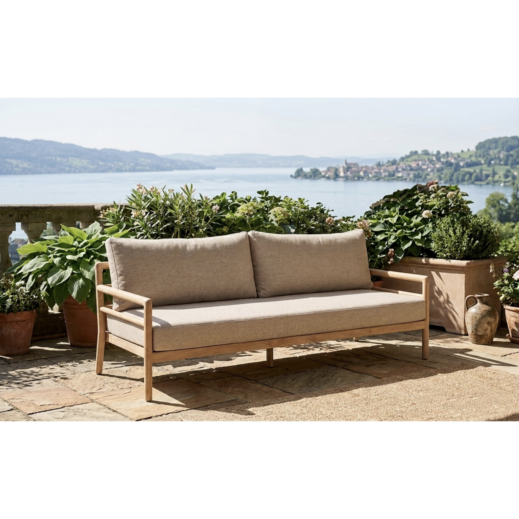 Maré Sofa 230x93xH93cm, inkl. Kissen
