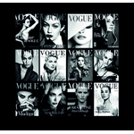 Foto auf Plexiglas VOGUE BOOKS schwarz-weiss 100x100cm