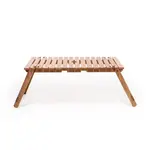 Picknick Tisch Outdoor aus Teakholz, 40cm x 71cm x H33cm