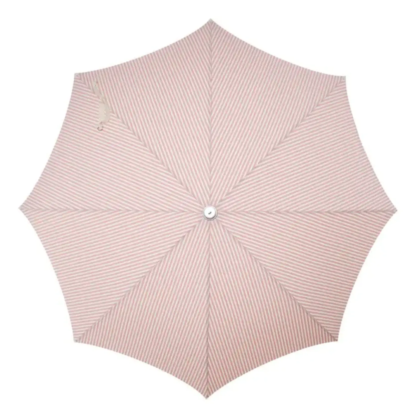 Premium Sonnenschirm Pink gestreift D183xH213cm