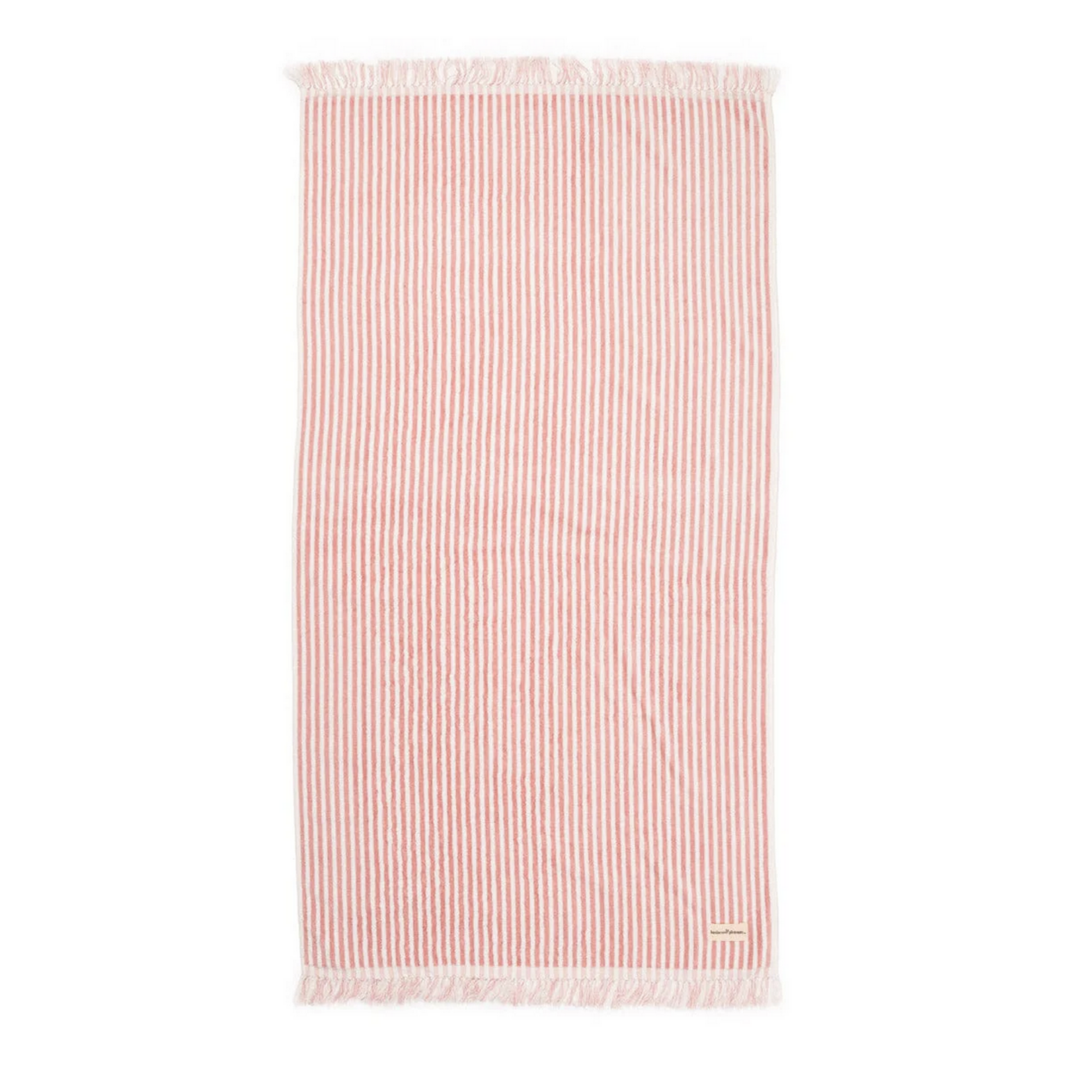 Strandtuch Pink gestreift 170x90cm