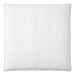 Lindeo Duvetbezug aus 100% Leinen, 240x240cm, weiss mit natural Kedernaht