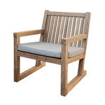 Mirasol Sessel Teak B64xT60xH75cm, inkl. Outdoor-Sitzkissen taupe