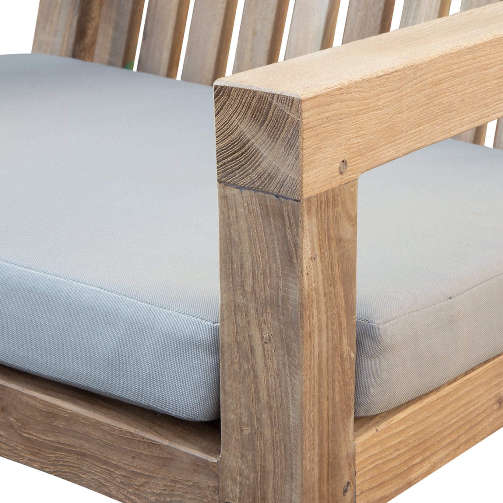 Mirasol Sessel Teak B64xT60xH75cm, inkl. Outdoor-Sitzkissen taupe