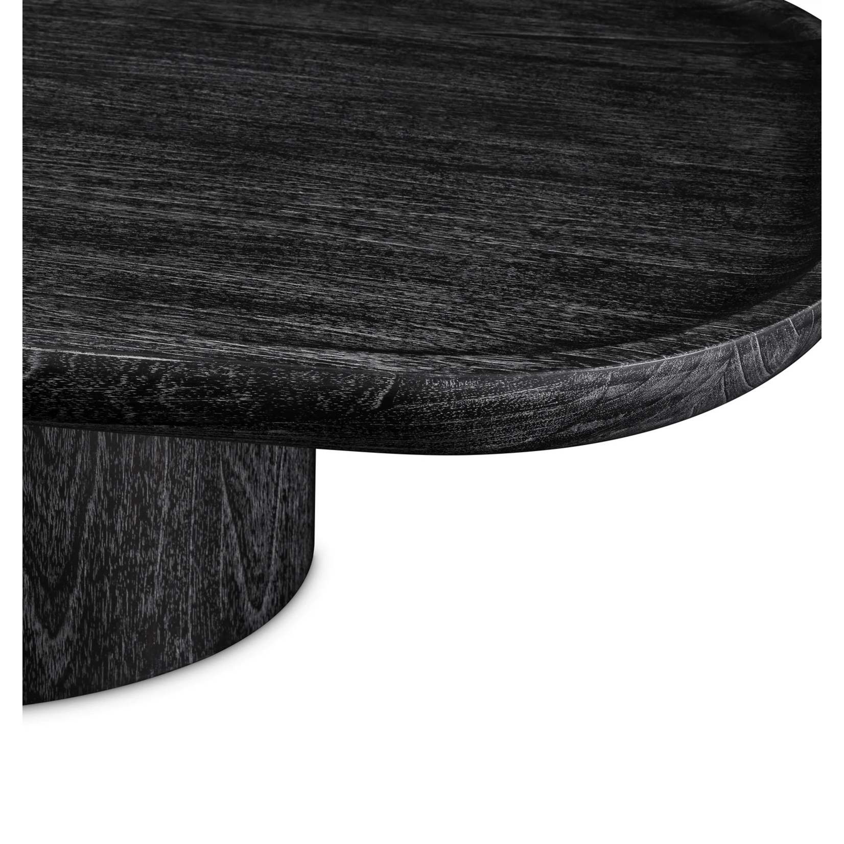 Rouault Salontisch L140xB79.5xH35cm Eiche furniert schwarz EICHHOLTZ