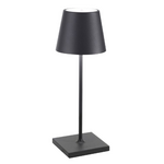 Tischlampe grau D11xH30cm, outdoor