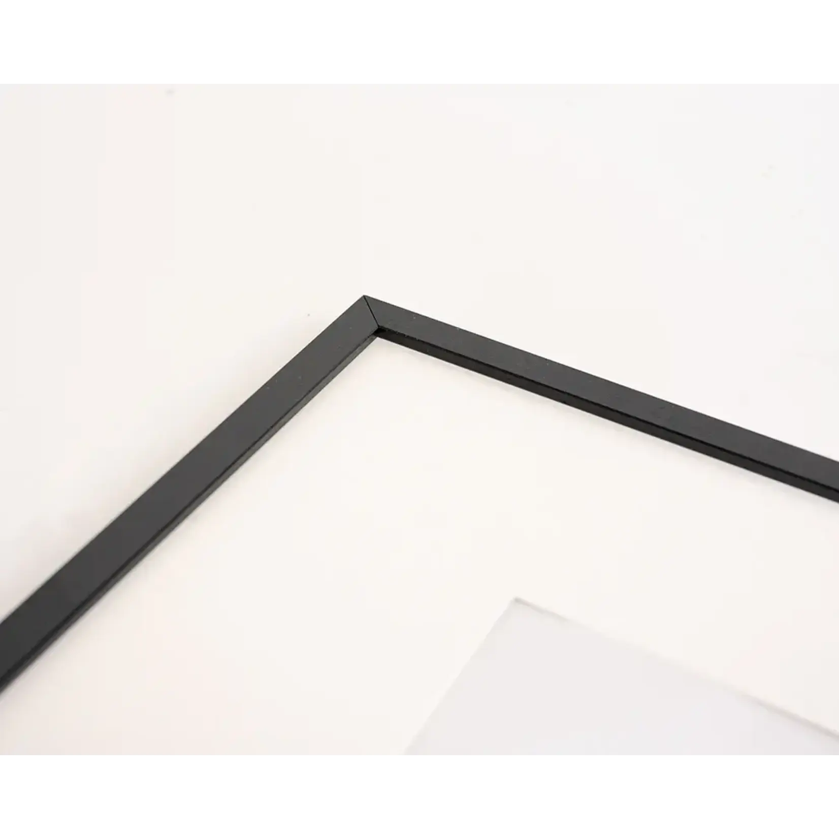 Bild Surfing Schwarz/Weiss, gerahmt Schwarz, 90x70cm