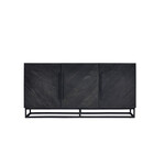 Valera Sideboard 160x43xH80cm, Eiche gebleicht