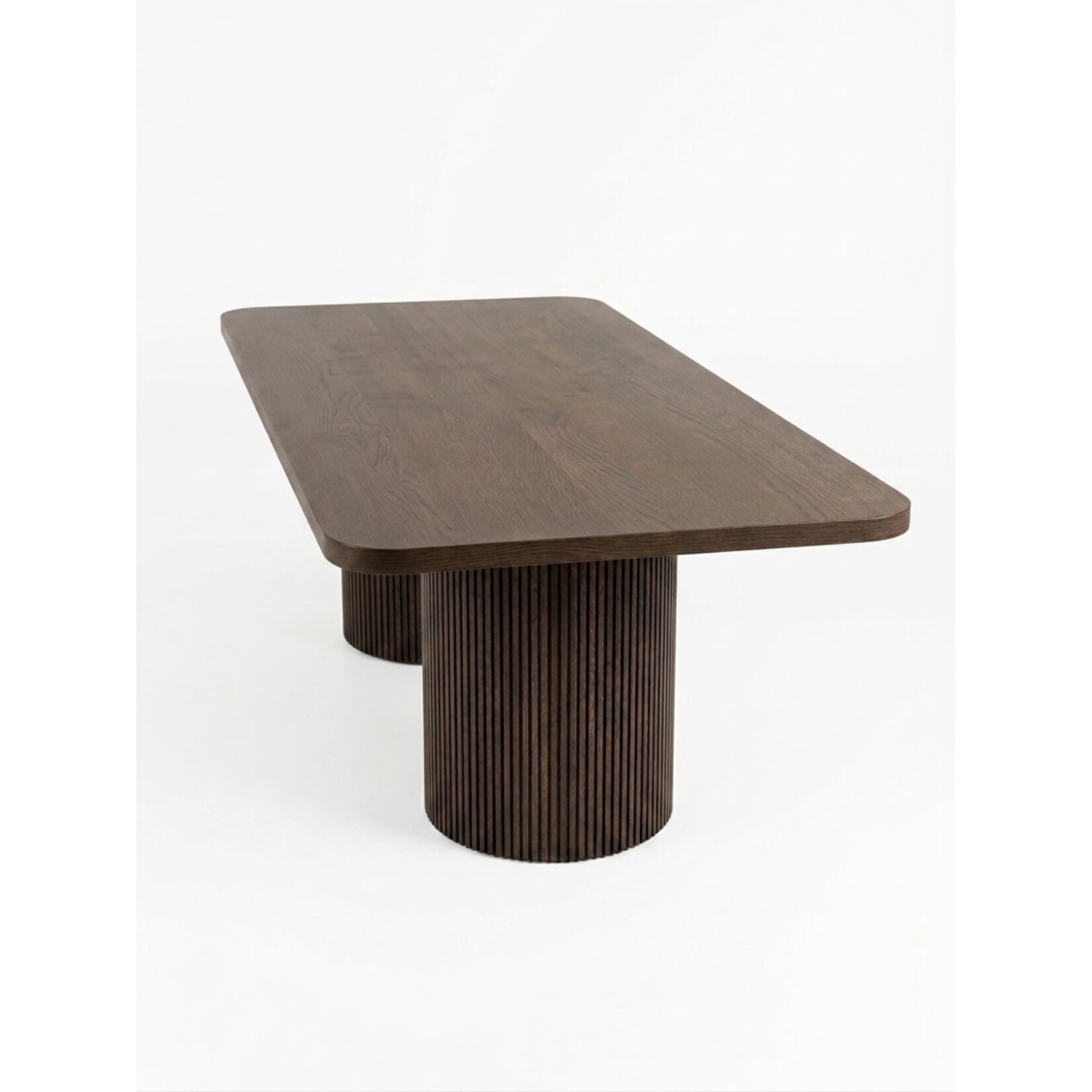 Amber Esstisch, Mass: 240x100cm, Finish: Weathered Oak