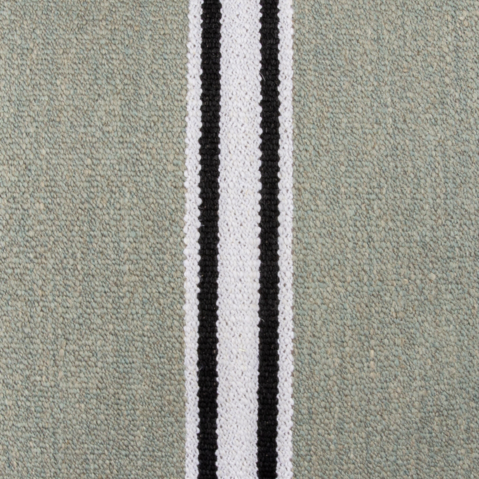 Ombra Kissen vertikal gestreift, Farbe: Seegras 50x50cm