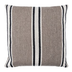 Ombra Kissen vertikal gestreift, Farbe: Taupe 50x50cm