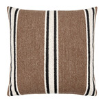 Ombra Kissen vertikal gestreift, Farbe: Zimt 50x50cm
