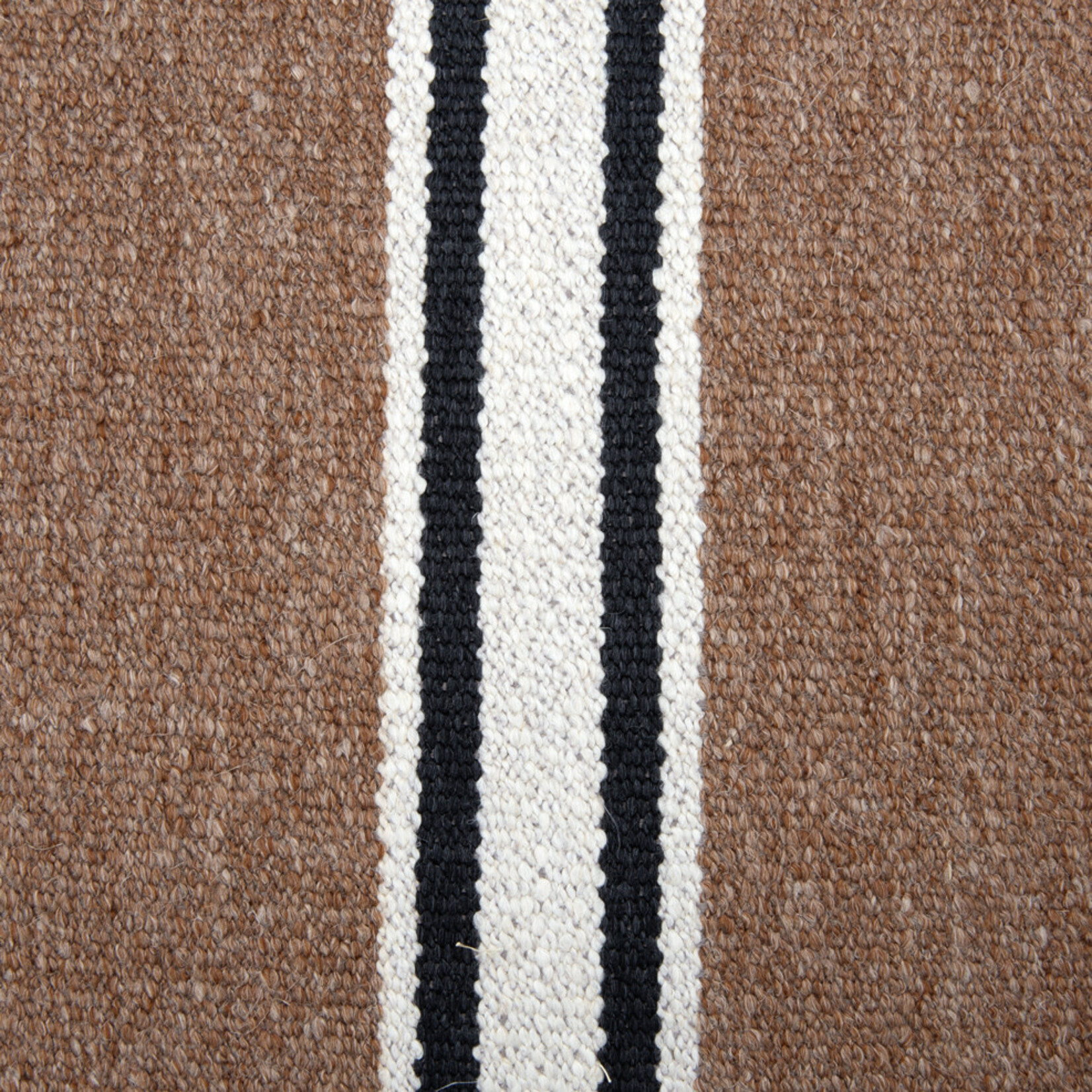 Ombra Kissen vertikal gestreift, Farbe: Zimt 50x50cm