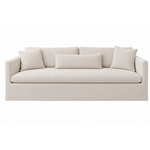 Cozy Sofa 3-Sitzer mit loser Husse 230x107xH84cm (Daunenfüllung), Stoff: Candy 1 natural (Kat. 3)