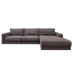 Gibson Sofa 337x191xH82cm, Stoff: Rocco 10 Bison
