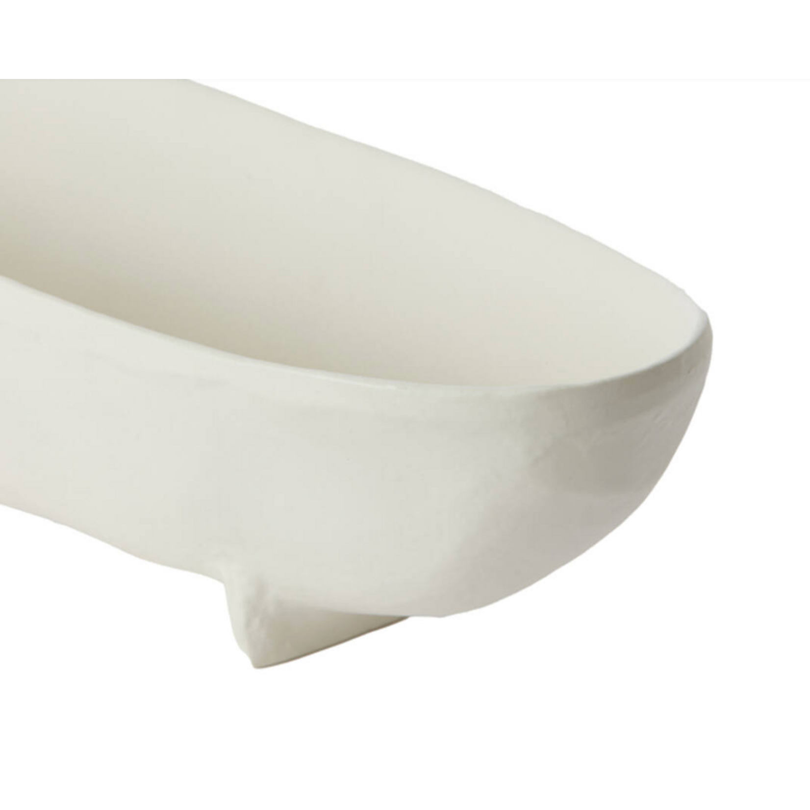 Moss Schale weiss 38x15x9cm
