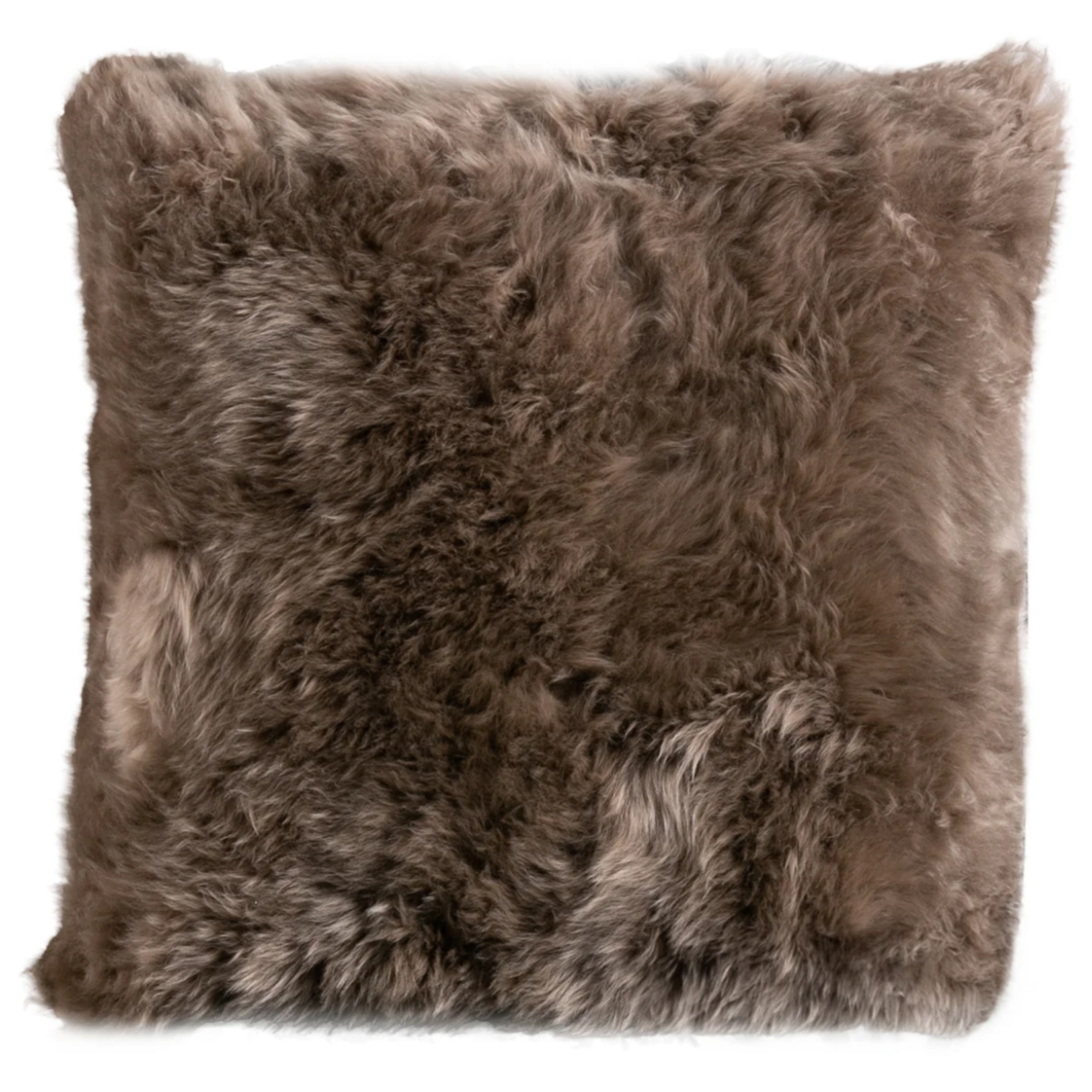 2345 Schaffell Kissen 40x40cm taupe