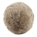 2345 Sitzkissen Schaffell rund 37cm beige