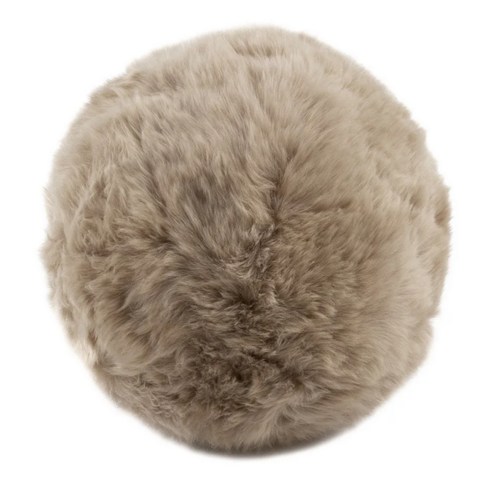 2345 Sitzkissen Schaffell rund 37cm beige