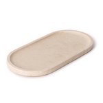 6006 Rovera Tablett oval Travertin 15x30cm