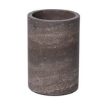 6006 Rovera Weinkühler Travertin Titanium D18xH12cm
