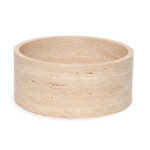 6006 Rovera Fruchtschale Travertin D24xH10cm